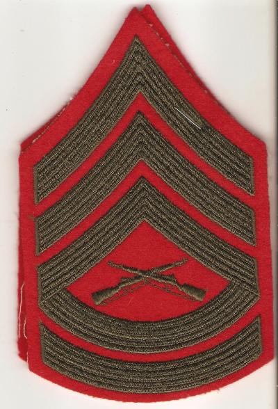 USMC Marine Gunnery Sergeant Rank