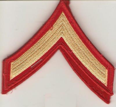 USMC Marine Private Rank Pair