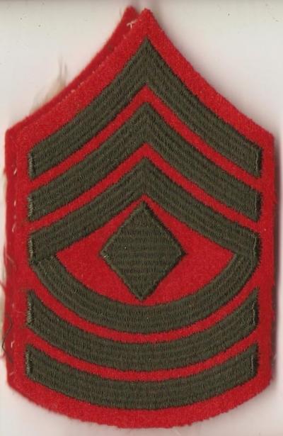 USMC Marine First Sergeant Female Rank