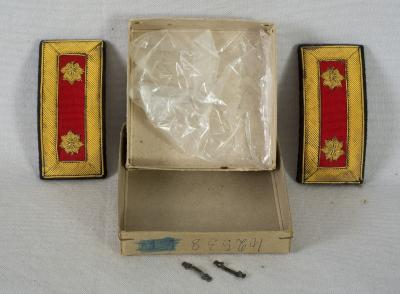 Major Insignia Shoulder Boards Bullion