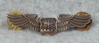 Air Force Navigator Observer Badge Sterling