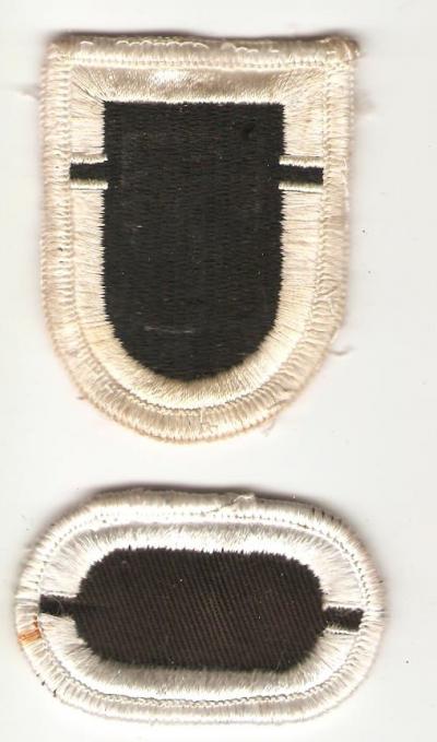 Flash & Oval 325th Infantry Regt 1st Battalion 