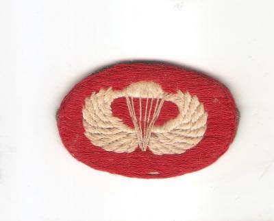 Vietnam Theater Made Artillery Oval Jump Wings