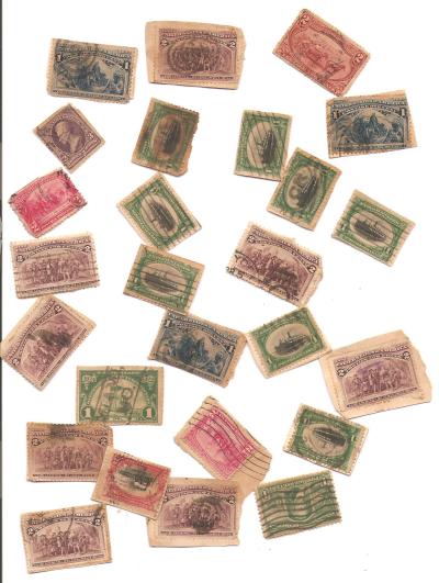 Collection of US Postage Stamps 1890's 1900's
