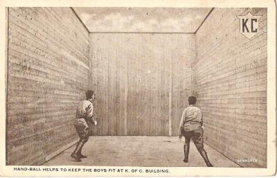 Postcard Hand Ball Court 1900's
