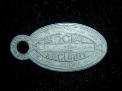 Social Security Number Key Tag