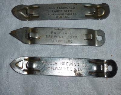 Beer Bottle Opener Lot Falstaff Bohemian