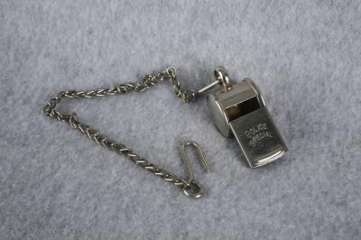 Police Special Whistle & Chain German