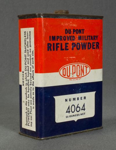DU PONT Improved Military Rifle Powder Tin