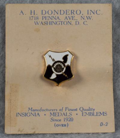 DUI DI Crest 61st Air Defense Artillery Dondero