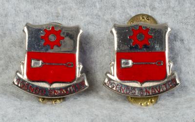 DUI DI Crest 577th Engineer Battalion Pair