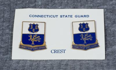 DUI DI Connecticut State Guard Crest Pair