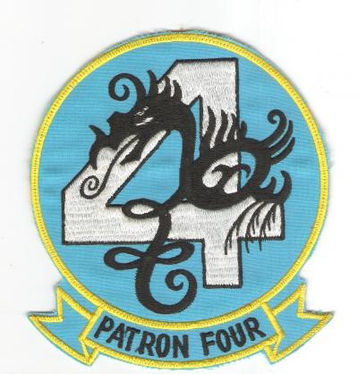 Navy Patch Patron Four 4 Patrol Squadron VP-4