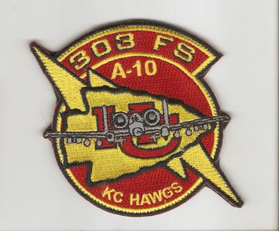 Flight Patch 303 FS A-10 KC Hawgs