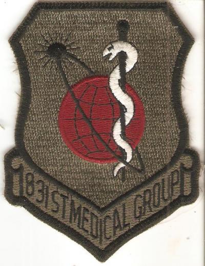 Flight Patch 831st Medical Group USAF