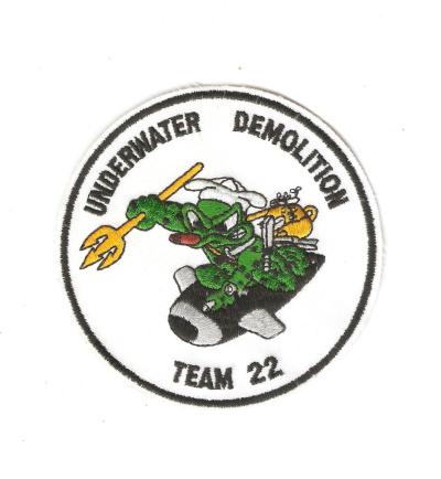 US Navy Underwater Demolition Team 22 Patch