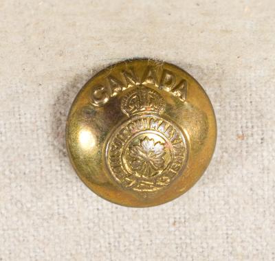 WWII era Canadian Uniform Button