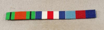 WWII era British 3 Place Ribbon Bar