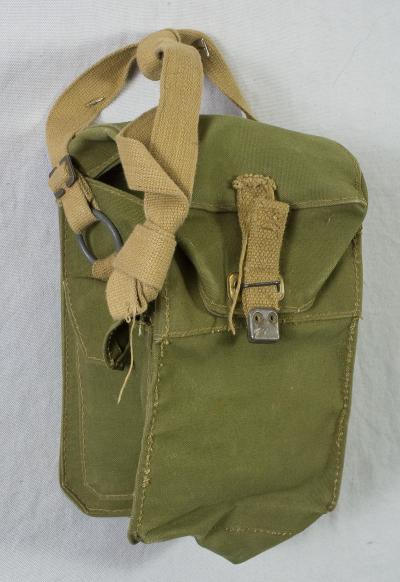 WWII British Respirator Gas Mask Bag