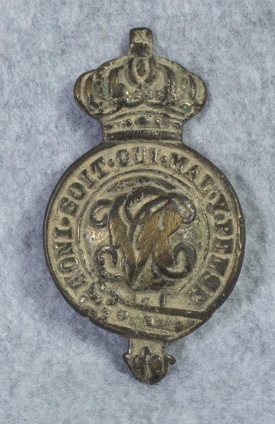 British Mounted Horse Martingale Garter Badge