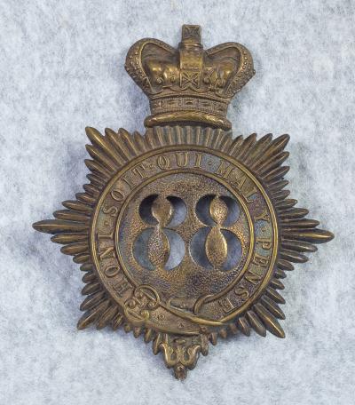 British 88th Foot Connaught Rangers Hat Cap Badge
