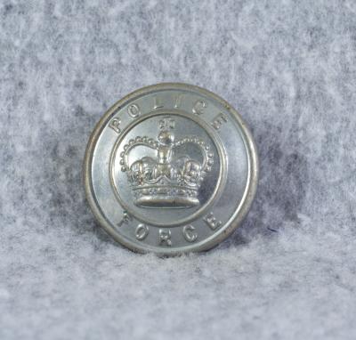 British Police Force Coat Button