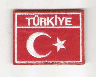 Turkish Flag Sleeve Insignia Patch