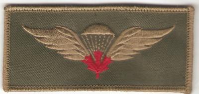 Canadian Jump Wing Insignia Patch