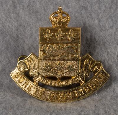 Quebec Provincial Police Cap Badge
