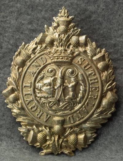 British Argyll and Sutherland Regiment Cap Badge