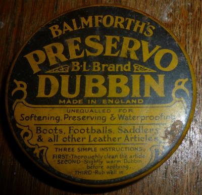 WWII Era British Dubbin Tin