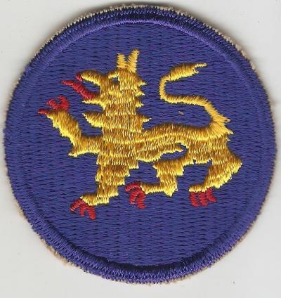 WWII 157th Ghost Infantry Division Patch Repro