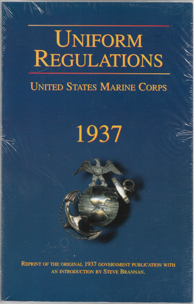 Uniform Regulations US Marine Corps 1937 Book