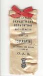 Ladies GAR State Convention Badge Berkley 1933