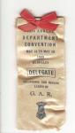 Ladies GAR State Convention Badge Berkley 1933