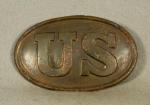 Civil War US Puppy Paw Belt Buckle