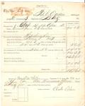 Civil War Artillery Discharge Payment Receipt 1862