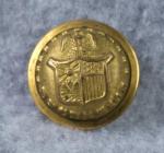 New York State Seal Militia Uniform Button Scovill
