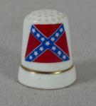 Civil War Confederate Battle Battle Flag Thimble