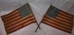 US 46 Star Flags Pair