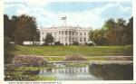 Postcard White House South Front