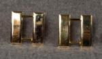 Police Fire Civic Gold Captains Bars Insignia Mini