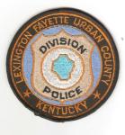 Lexington Fayette Urban Kentucky Police Patch