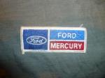 Ford Mercury Gas Station Mechanic Patch