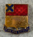 DUI DI 166th Field Artillery Crest Pin 
