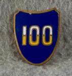 DI DUI 100th Infantry Division Crest