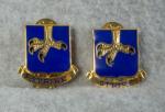 DUI DI Crest 502nd Infantry Regiment PIR Pair