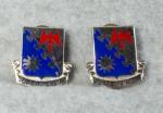 DUI DI Crest 1st Aviation Battalion Pair