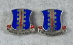 DUI DI Crest 187th Infantry Regiment Pair