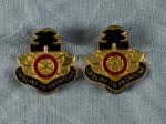 DUI DI Crest 70th Transportation Battalion Pair